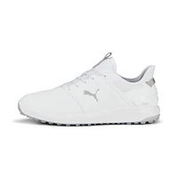 Men's Ignite Elevate Spikeless Golf Shoe - White/Silver (Wide)