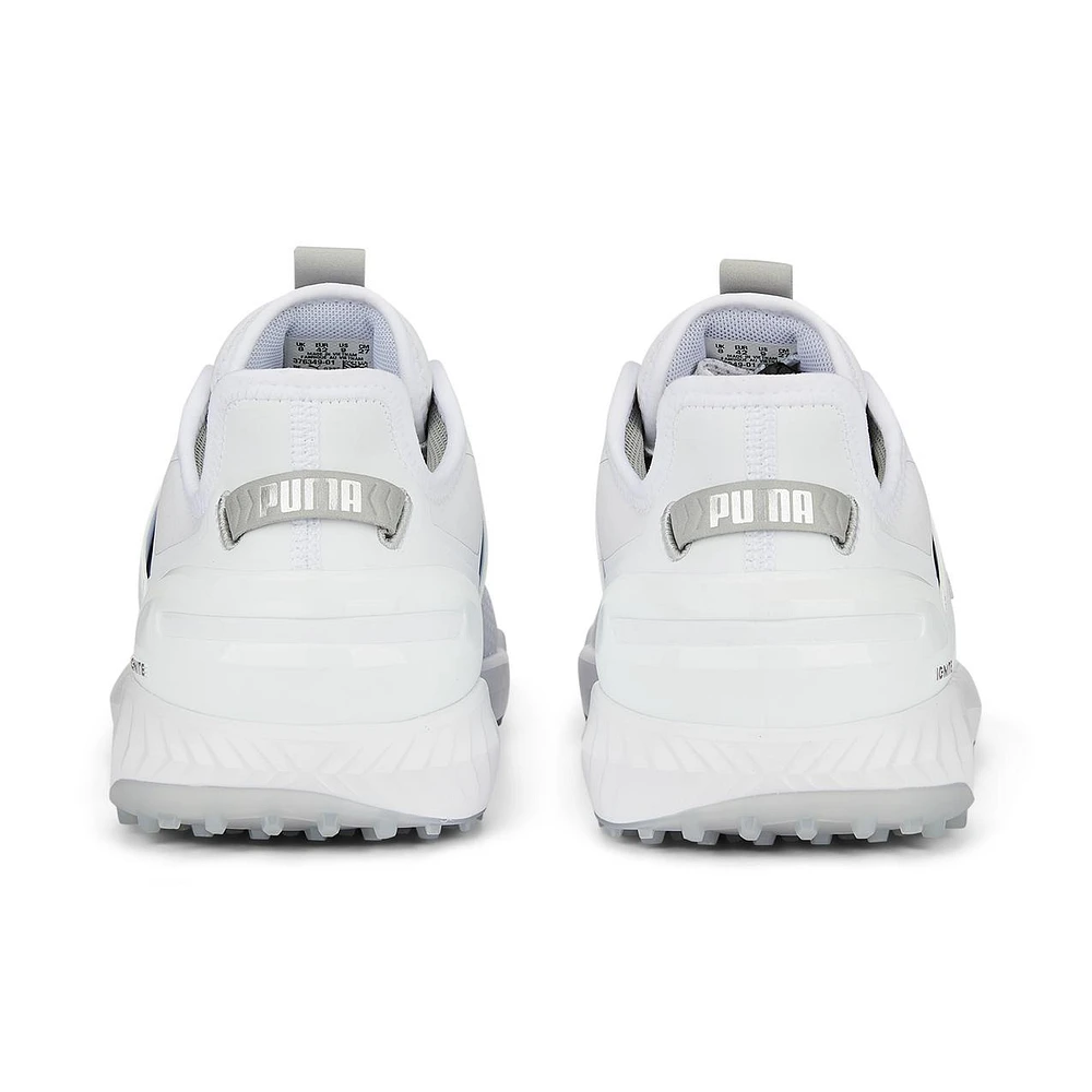 Men's Ignite Elevate Spikeless Golf Shoe - White/Silver (Wide)
