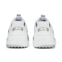 Men's Ignite Elevate Spikeless Golf Shoe - White/Silver (Wide)