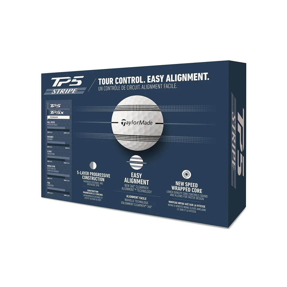 TP5 Golf Balls - Stripe