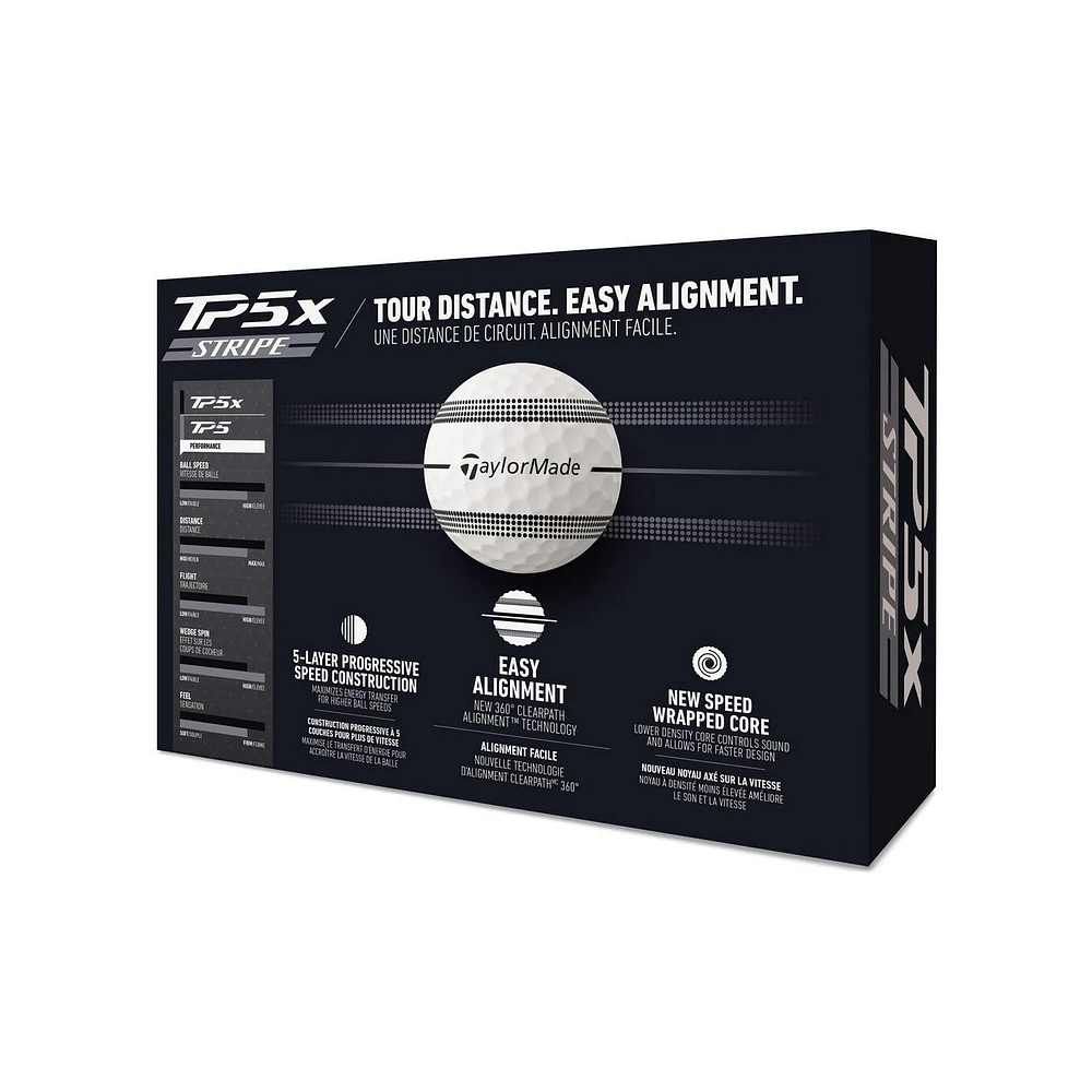 TP5x Golf Balls - Stripe