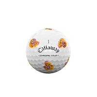 Limited Edition - Chrome Tour Golf Balls - Dia Muertos