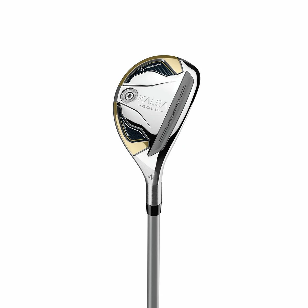 Women's Kalea Gold 10-Piece Blue/White Stand Package Set with Graphite Shafts