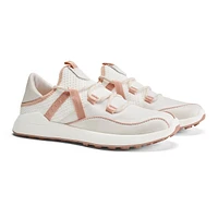 Women's Kawela Spikeless Golf Shoe - White/Pink
