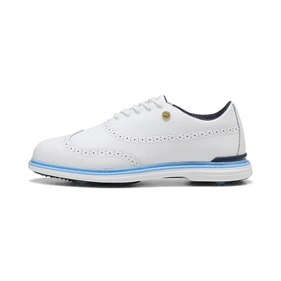 Men's Royale Wingtip Spikeless Golf Shoe - White/Blue