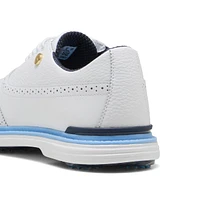 Men's Royale Wingtip Spikeless Golf Shoe - White/Blue