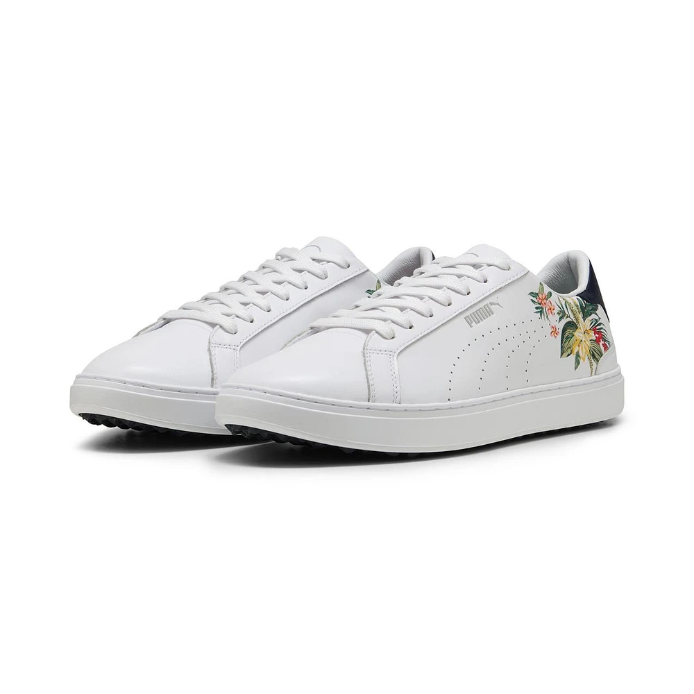 Men's PTC Clyde G Spikeless Golf Shoe - White/Navy