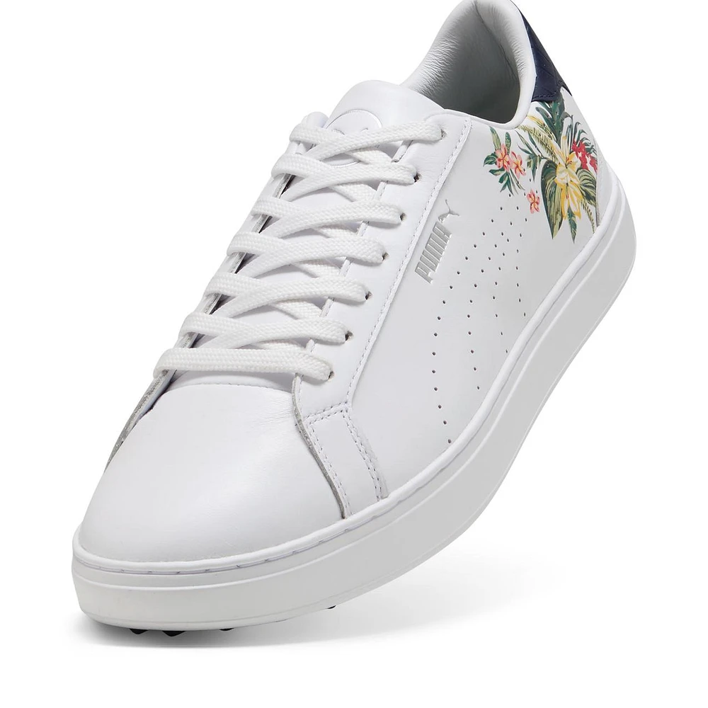 Men's PTC Clyde G Spikeless Golf Shoe - White/Navy