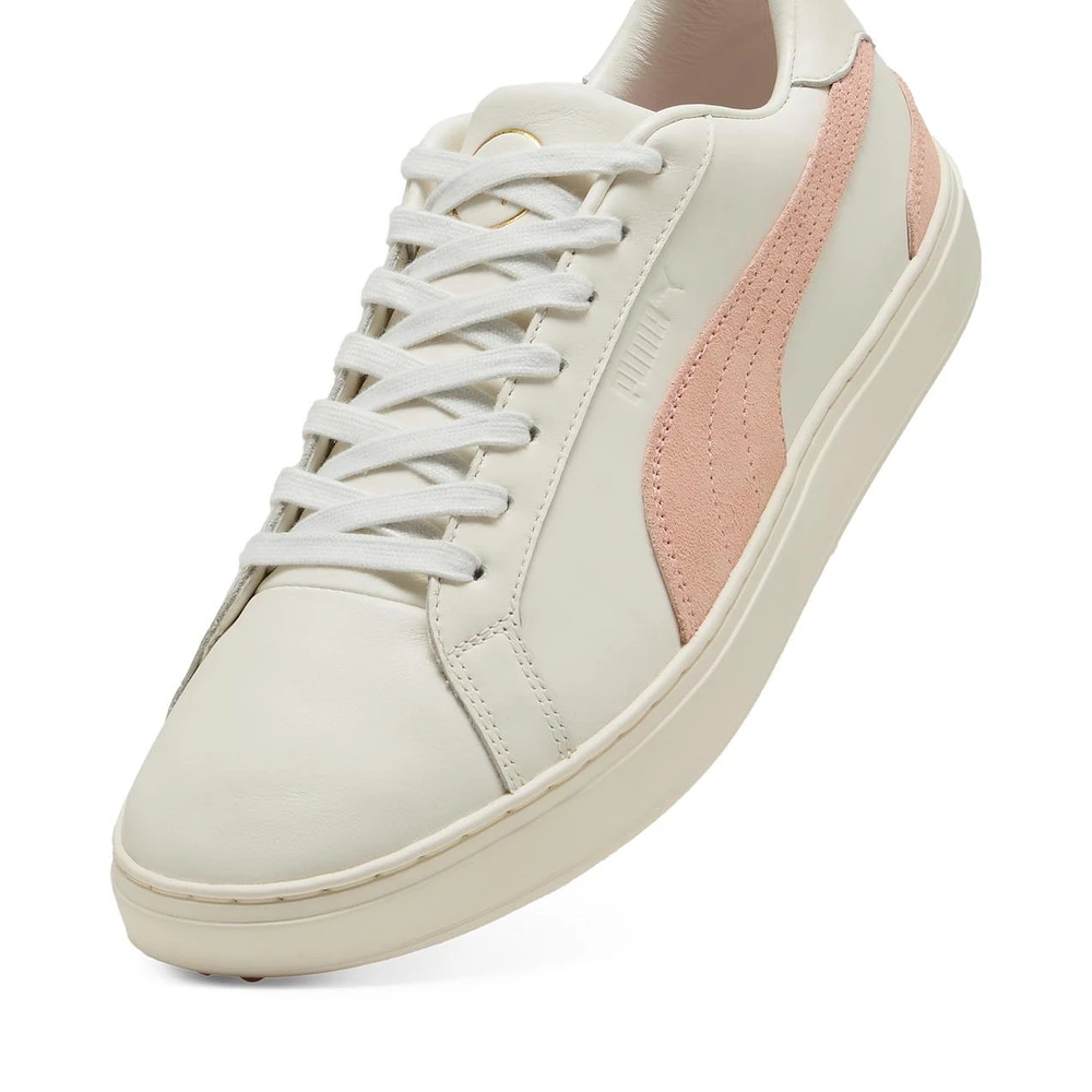 Men's Clyde G Peaches Spikeless Golf Shoe - White/Peach