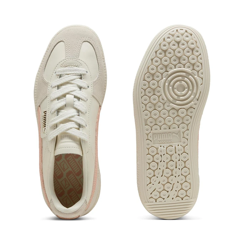Women's Palermo G Spikeless Golf Shoe - Off-White/Peach