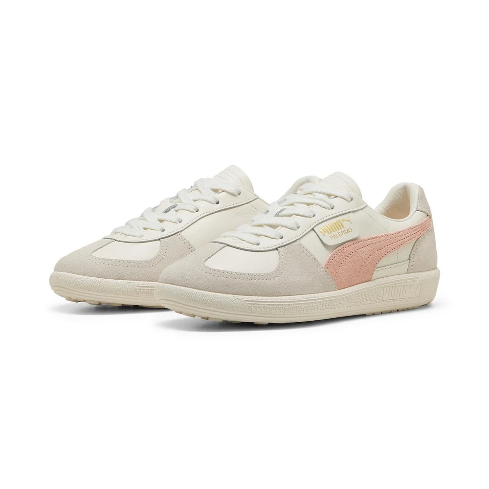 Women's Palermo G Spikeless Golf Shoe - Off-White/Peach