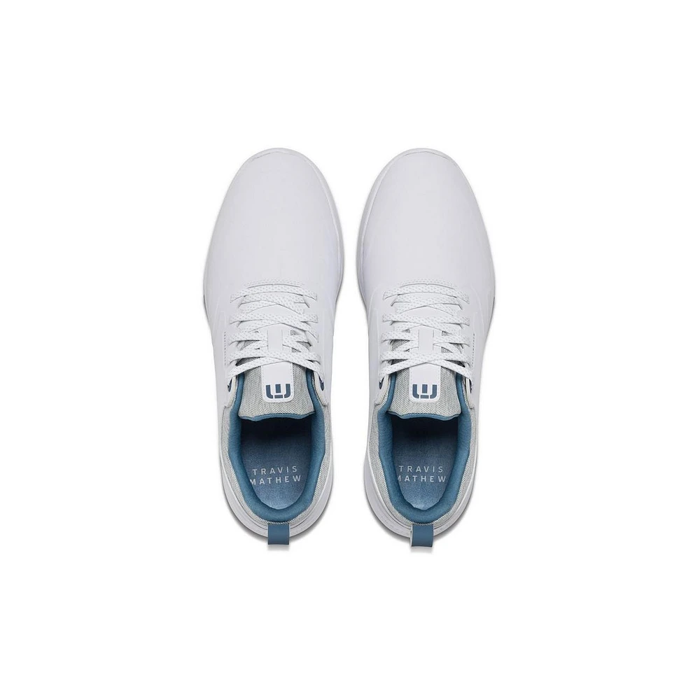 Men's Daily Pro Hybrid Plus Spikeless Golf Shoe - White/Blue