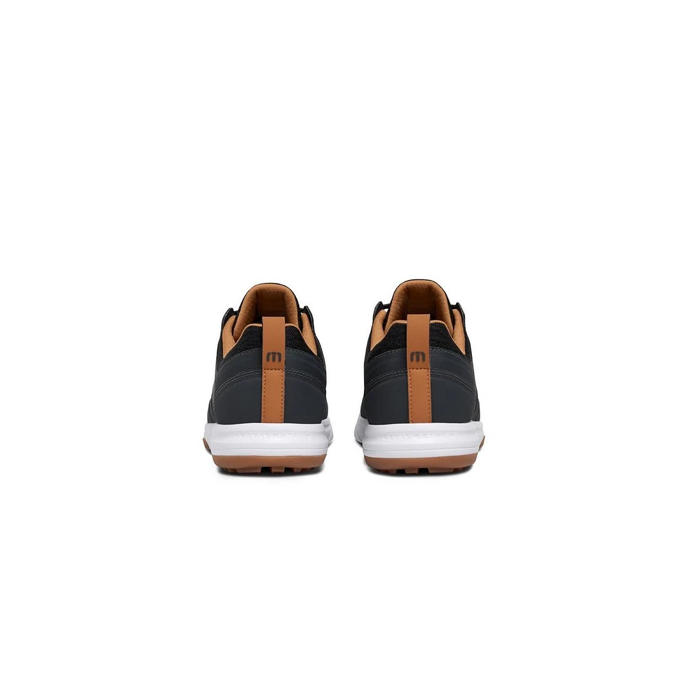 Men's Daily Pro Hybrid Spikeless Golf Shoe - Dark Grey/Brown
