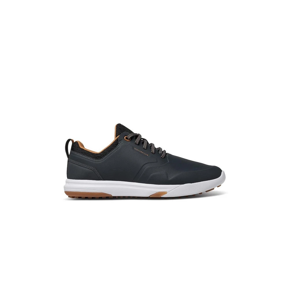 Men's Daily Pro Hybrid Spikeless Golf Shoe - Dark Grey/Brown