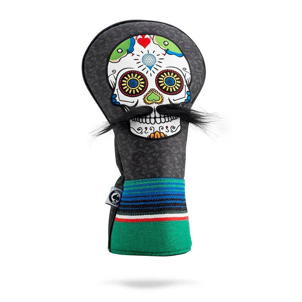 Mustache Sugar Skull Driver Headcover