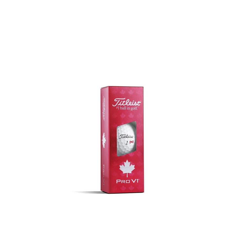 Pro V1 Golf Balls - Canada Flag