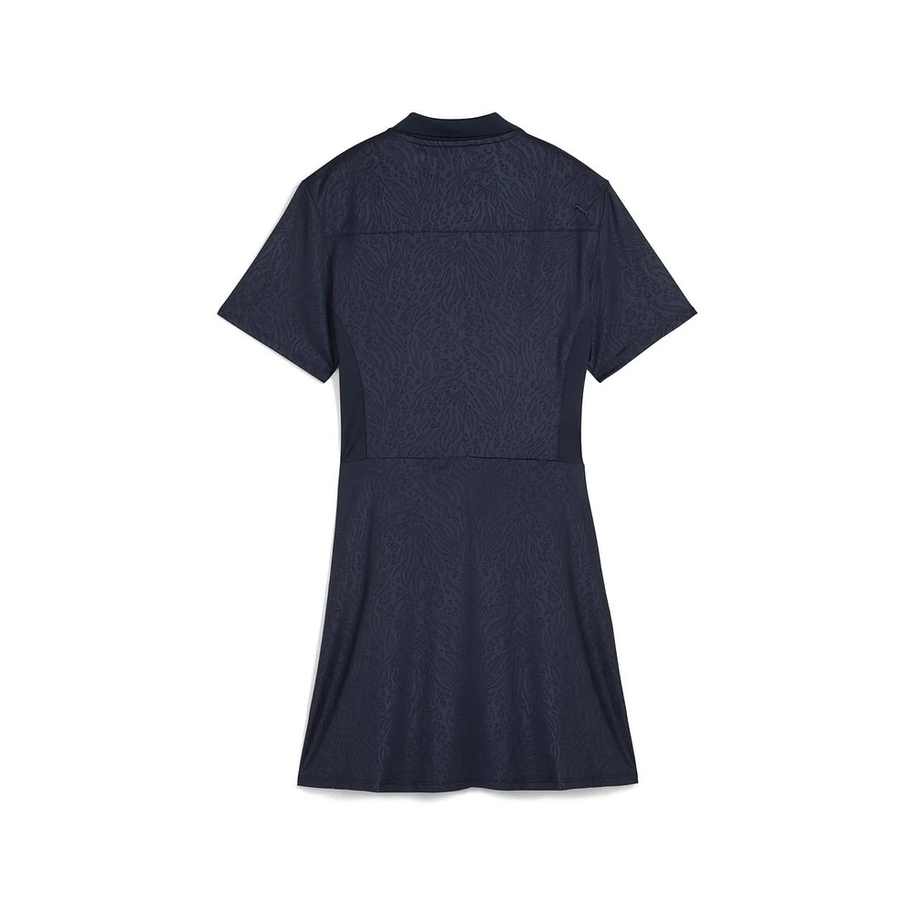 Women's Kassidy Animal Deboss Short Sleeve Dress