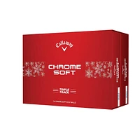 Holiday Pack - Chrome Soft Triple Track Golf Balls - 2 Dozen