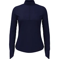 Women's Solid Zip Sun Protection Long Sleeve Top