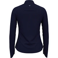 Women's Solid Zip Sun Protection Long Sleeve Top