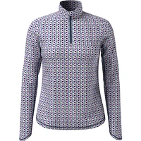 Women's Chev Geo Zip Sun Protection Long Sleeve Top