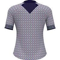 Women's Chev Geo 1/2 Sleeve Polo