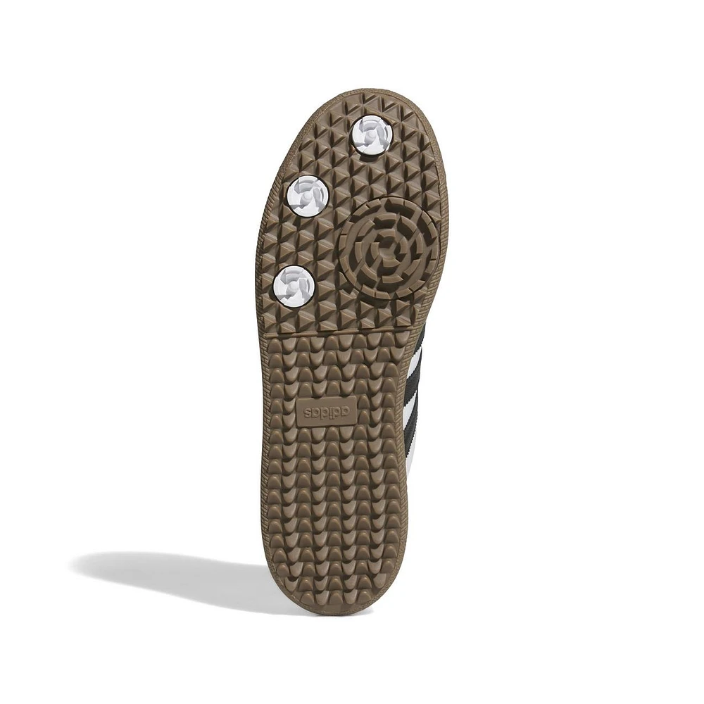 Men's Samba Golf Spiked Shoe - White/Black