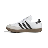 Men's Samba Golf Spiked Shoe - White/Black