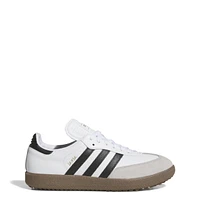 Men's Samba Golf Spiked Shoe - White/Black