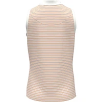 Women's Ribbed Fine Line Stripe Sleeveless Polo