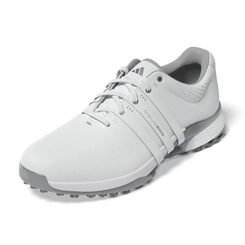 Men's Tour360 25 Spikeless Golf Shoe - White/Grey