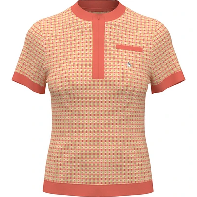 Women's Pete's Bowtie Print Short Sleeve Top
