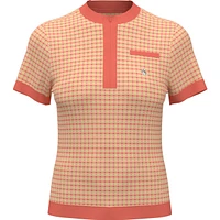 Women's Pete's Bowtie Print Short Sleeve Top