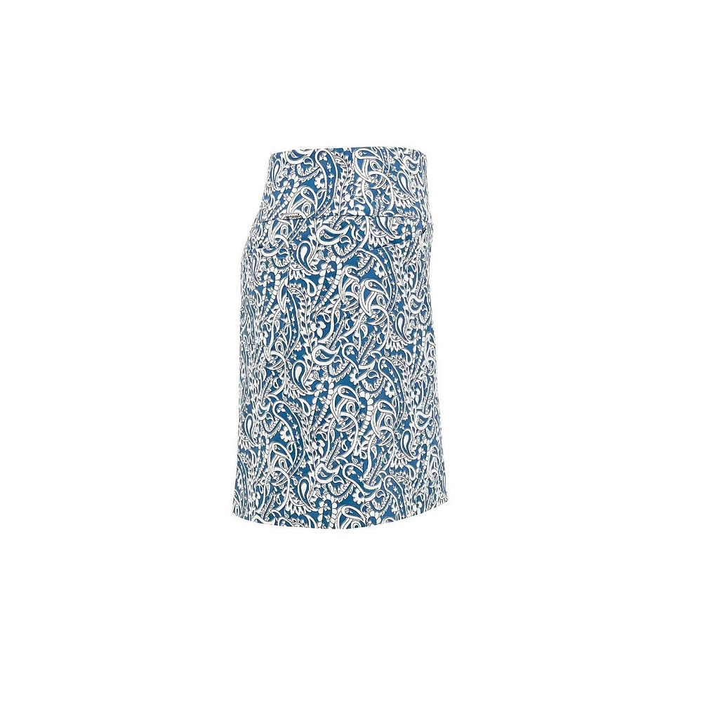 Women's Techno Printed 18 Inch Skort