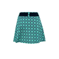 Women's Tile Print 16 Inch Skort