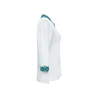 Women's Velocity Printed Trim 3/4 Sleeve Top