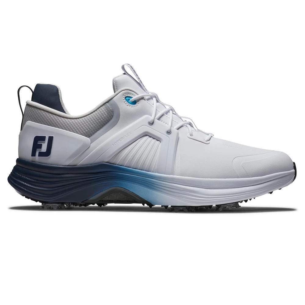 Men's Hyperflex Carbon Spiked Golf Shoe - White/Blue