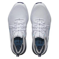 Men's Hyperflex Carbon Spiked Golf Shoe - White/Blue