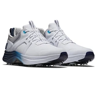 Men's Hyperflex Carbon Spiked Golf Shoe - White/Blue