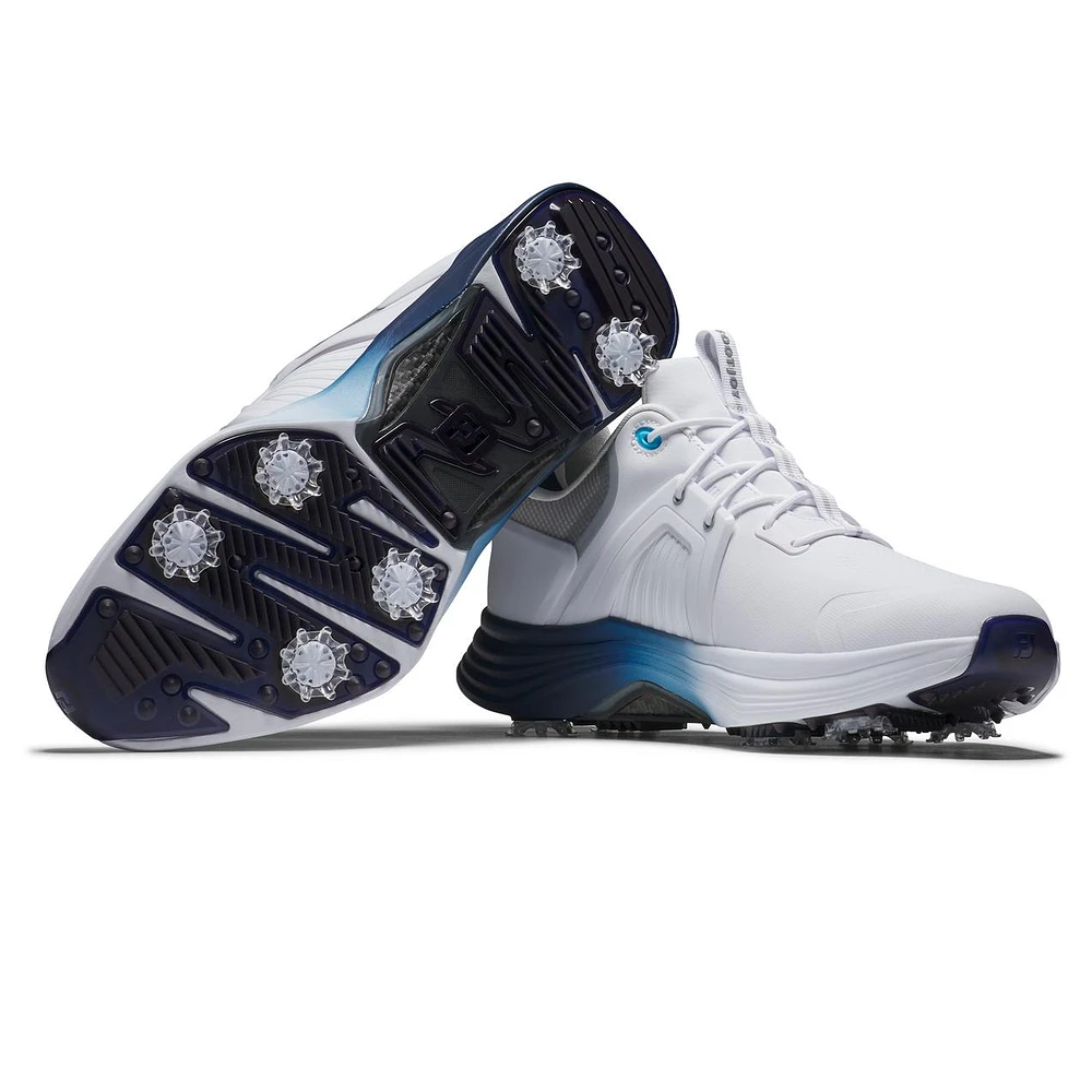 Men's Hyperflex Carbon Spiked Golf Shoe - White/Blue