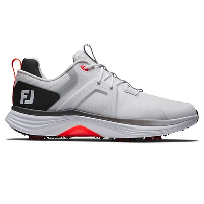 Men's Hyperflex Spiked Golf Shoe - White/Grey/Red