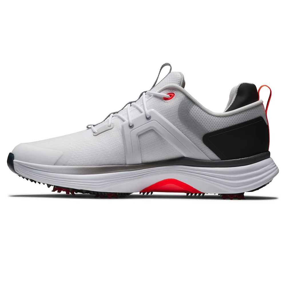 Men's Hyperflex Spiked Golf Shoe - White/Grey/Red
