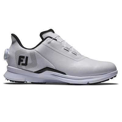 Men's Fuel BOA Spikeless Golf Shoe - White/Black