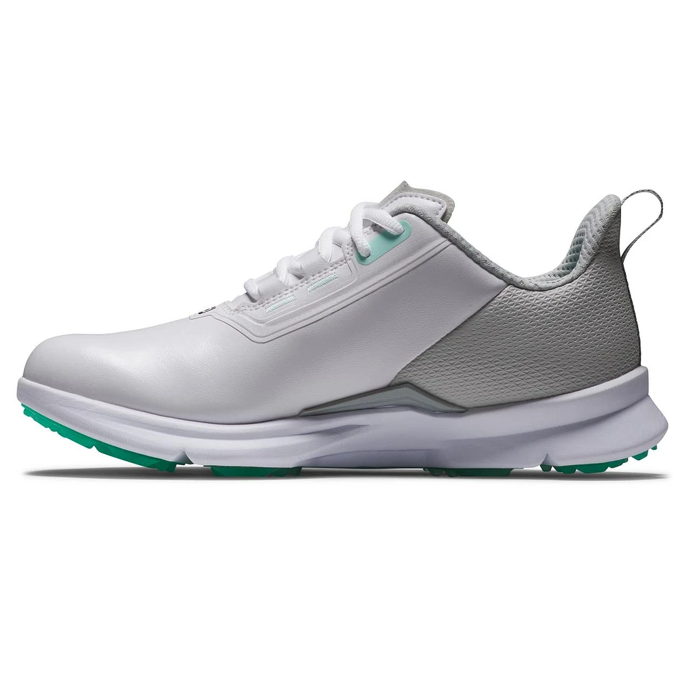 Women's Fuel Spikeless Golf Shoe - White/Grey/Mint