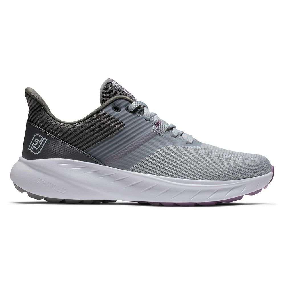 Women's Flex Spikeless Golf Shoe - Grey/Purple