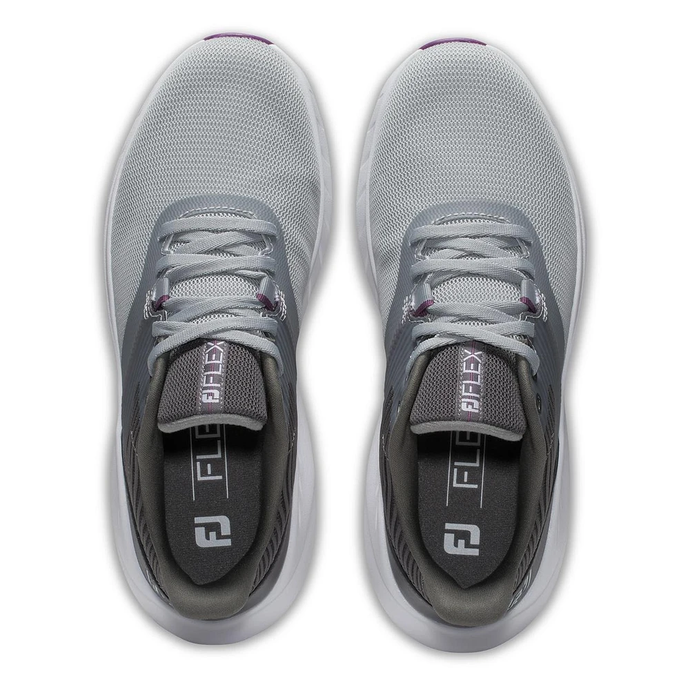 Women's Flex Spikeless Golf Shoe - Grey/Purple