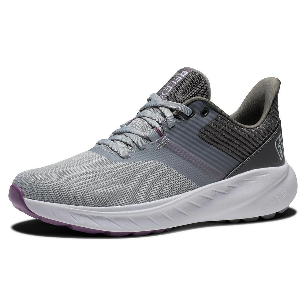 Women's Flex Spikeless Golf Shoe - Grey/Purple