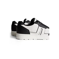Men's Ace Low Top Spikeless Golf Shoe - White/Black
