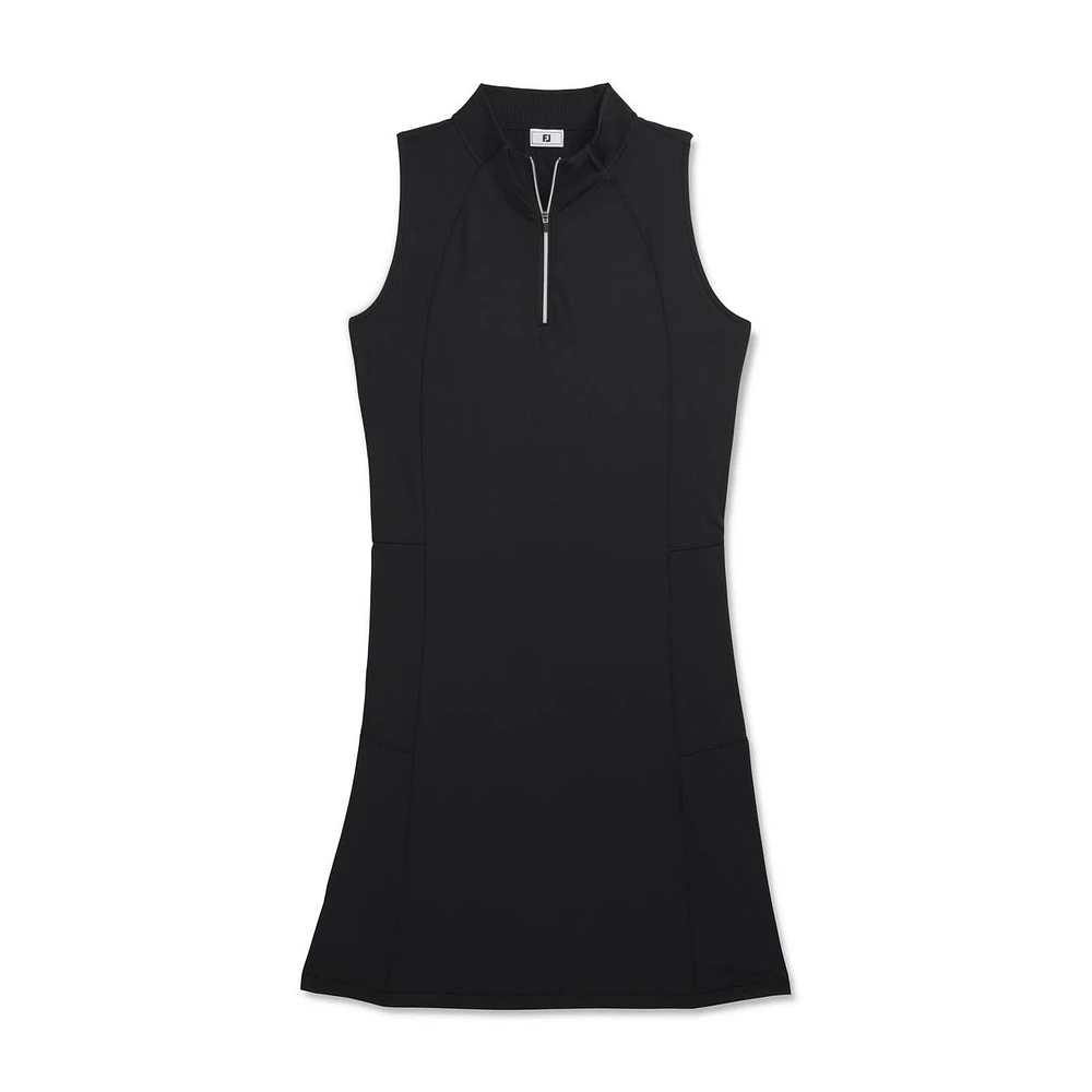 Women's 1/4 Zip Sleeveless Dress
