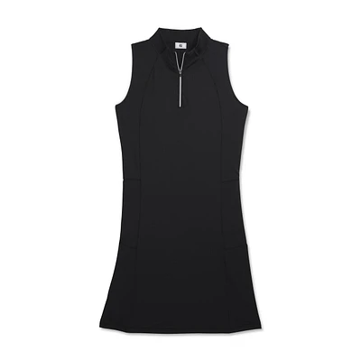Women's 1/4 Zip Sleeveless Dress